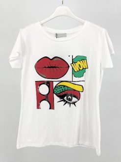 T Shirt Cartoon Donna Made In Italy